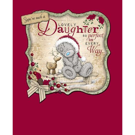 Lovely Daughter Handmade Me to You Bear Christmas Card £4.99